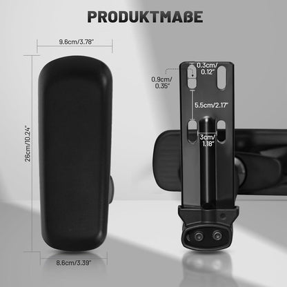 STARUZI Gaming Stuhl Schwarz Grau Ergonomisch 150kg