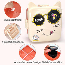Brotdose Kinder mit Fächern Auslaufsicher Lunchbox Jausenbox