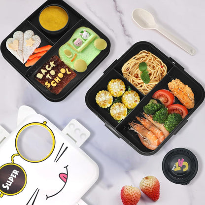 Brotdose Kinder Auslaufsicher Lunchbox Mädchen Jungen Bento Snackbox
