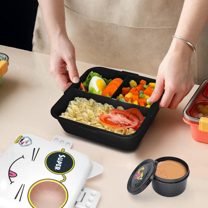 Brotdose Kinder Auslaufsicher Lunchbox Mädchen Jungen Bento Snackbox