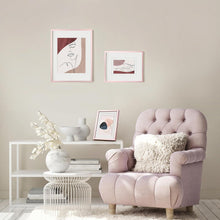 Aluminum Picture Frame Display with Mats for A4, Rose