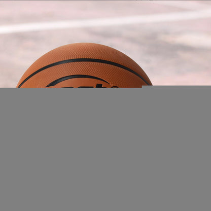 Basketball Größe 7 mit Pumpe, für Innen & Außen, Braun