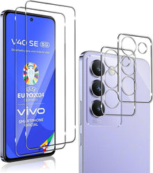 Panzerglas für VIVO V40 SE/Vivo V30 Lite, Schutzfolie + Kameraschutz