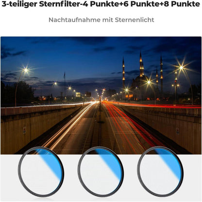 K&F Concept Nano K-Serie 55mm Sternfilter 4 6 8 Punkte