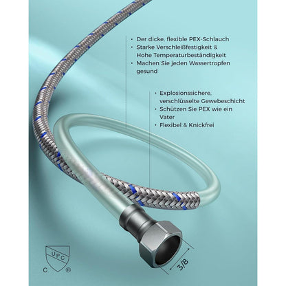 Wasserfall Waschtischarmatur mit Einhandmischer, Chrom, 80mm Auslaufhöhe