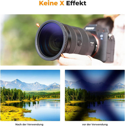 49mm ND CPL Filter 2-in-1 für Videoaufnahmen & Himmelblau
