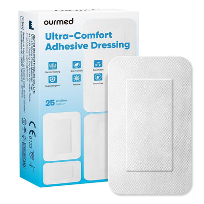 Sterile Wundpflaster 8x15 cm – Packung mit 25 Stück