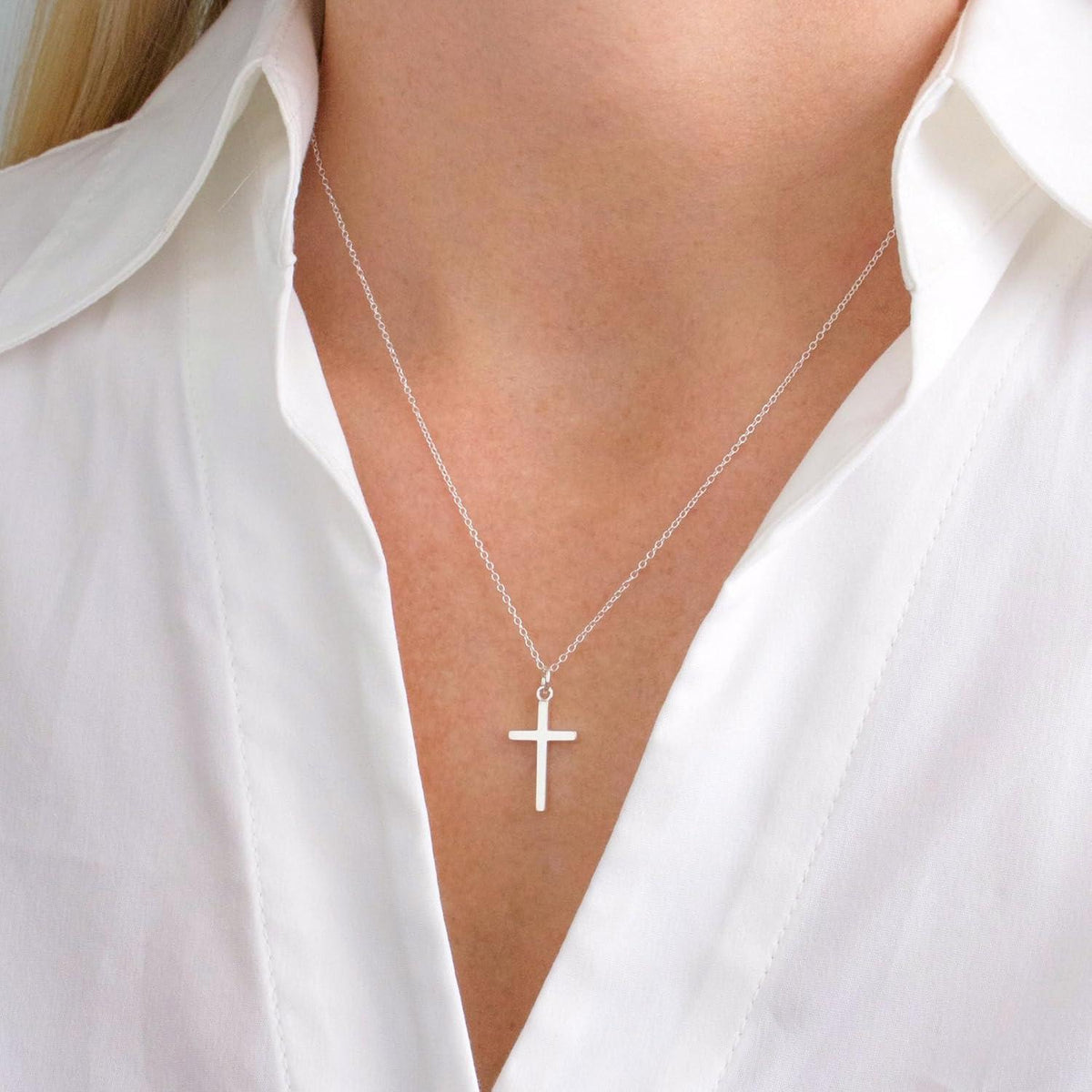 TINGN Kreuz Kette Gold 14K vergoldet Layered Choker