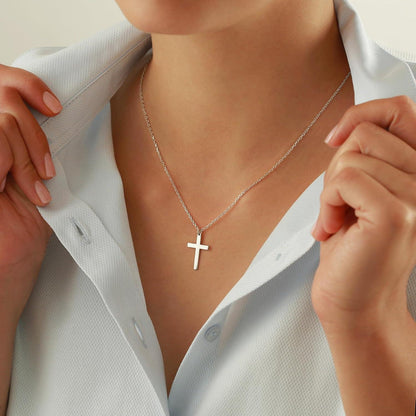 14K Gold Vergoldet Kreuz Kette Damen Layered Halskette Gold Modeschmuck