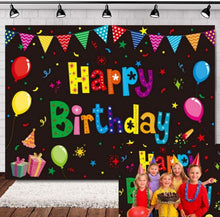 Fotohintergrund Regenbogen Luftballon Babyparty 1.8x1.2m