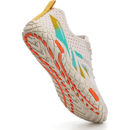 Aqua Schuhe Damen Herren Schnell Trocknend Beige Orange