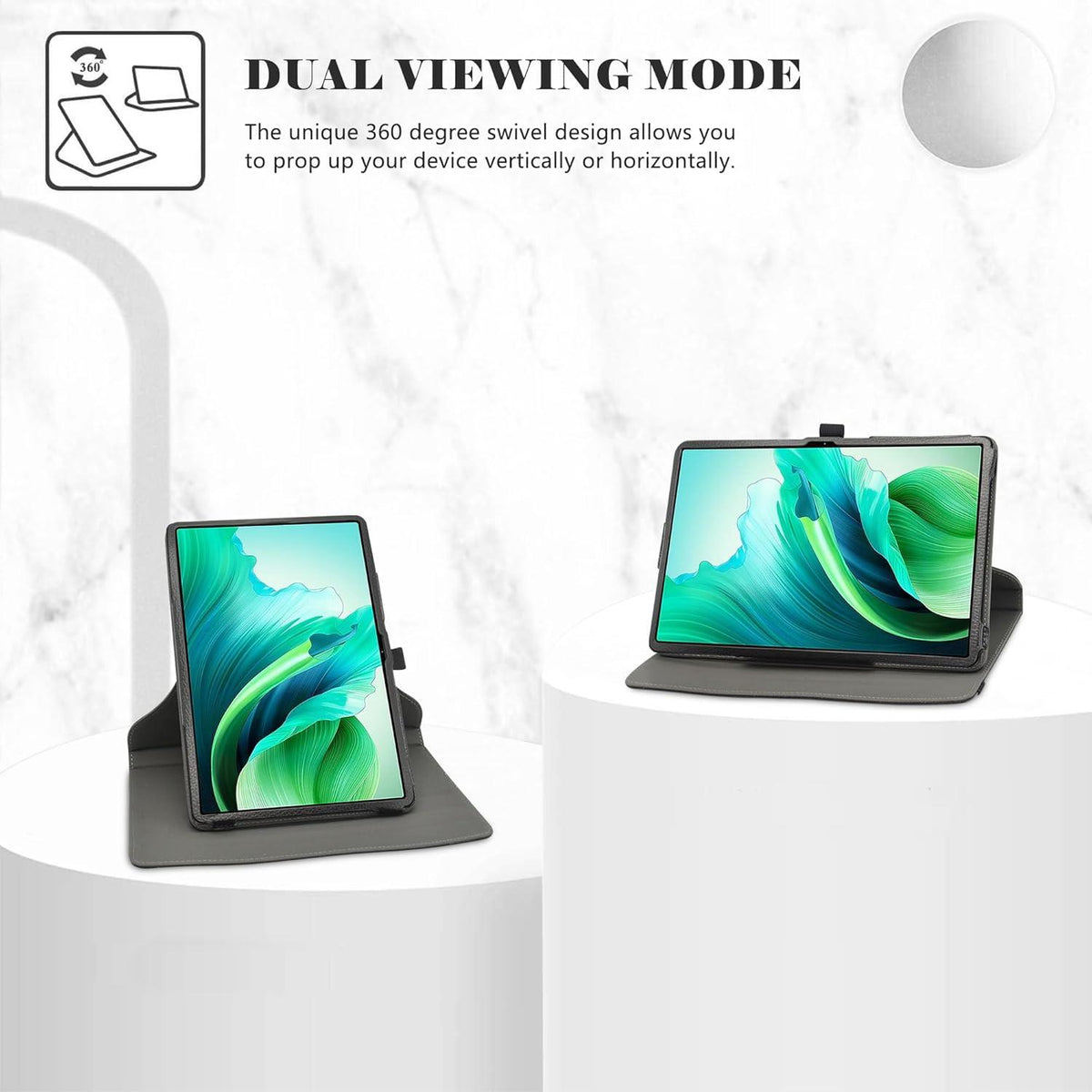 Tablet Hülle für Oukitel OT8 11 Zoll Schwarz 360° Drehbar