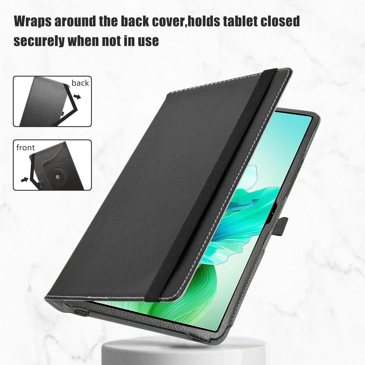 Tablet Hülle mit 360° Drehung und Standfunktion 11 Zoll Schwarz