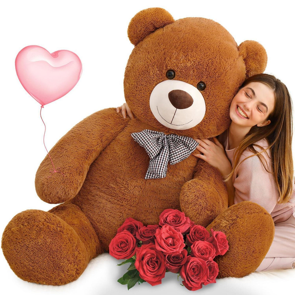 Riesen Teddybär 140cm - XXL Kuscheltier Geschenk Valentinstag