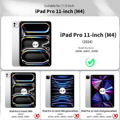 EasyAcc iPad Pro 11 Zoll (2024) Hülle - Ultra Dünn Matt