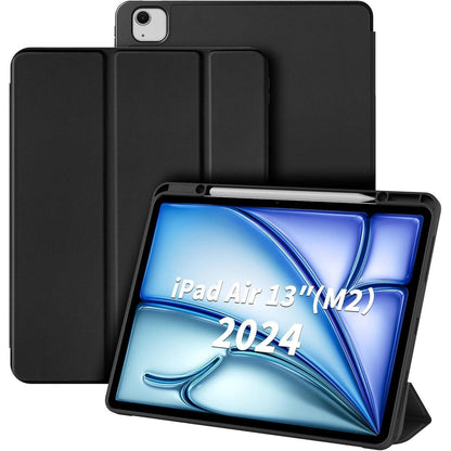 iPad Air 13 Zoll Hülle mit Stifthalter, Schwarz