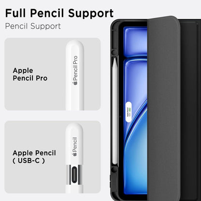 iPad Air 13 Zoll Hülle mit Stifthalter, Schwarz