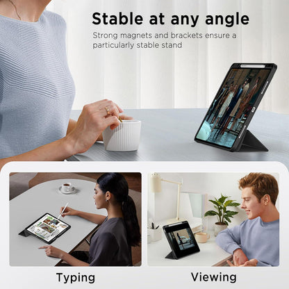 iPad Air 13 Zoll Hülle mit Stifthalter, Schwarz