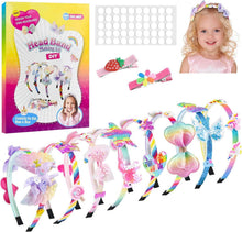 Haarreifen Einhorn Bastelset Mädchen 55-tlg. DIY Set