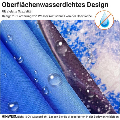 Duschvorhang Delphin 220x200cm | Wasserabweisend & Antischimmel