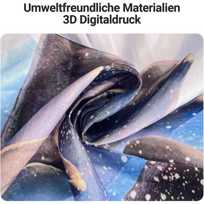 Duschvorhang Delphin 220x200cm | Wasserabweisend & Antischimmel
