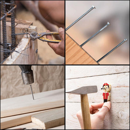 251tlg. Nagel-Sortiment Silber für Bilder und Holzbearbeitung