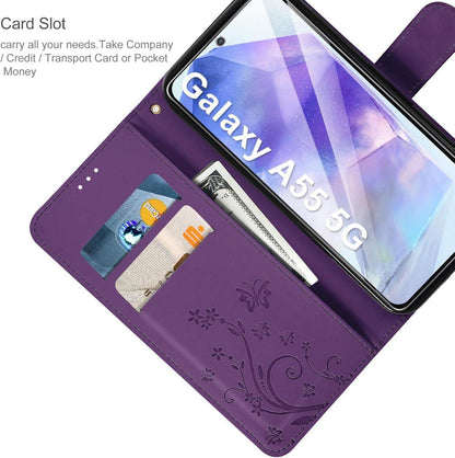 AROYI Samsung Galaxy A55 5G Lederhülle Wallet Schutzhülle