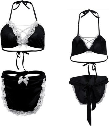 Dienstmädchen Cosplay Dessous Set Sexy Maid Kostüm Maid