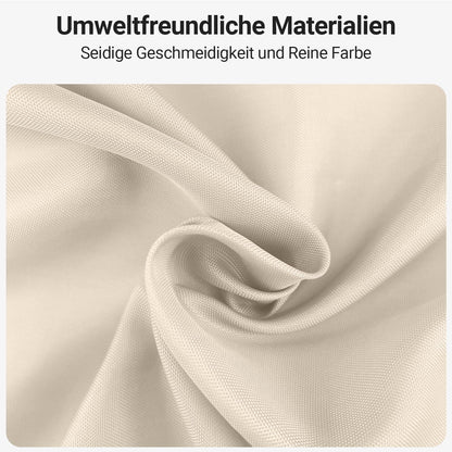 Duschvorhang 120x160 cm Beige Antischimmel Polyester