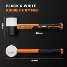 AojSup Gummihammer Allround Groß mit 50mm Durchmesser