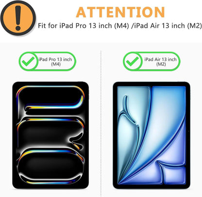 Schutzfolie Panzer Glas iPad Pro/Air 13 2024 2er Set 9H Härte