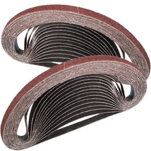 Schleifbänder 9x533 mm Körnung 60 (30 Stück) für Bandschleifer