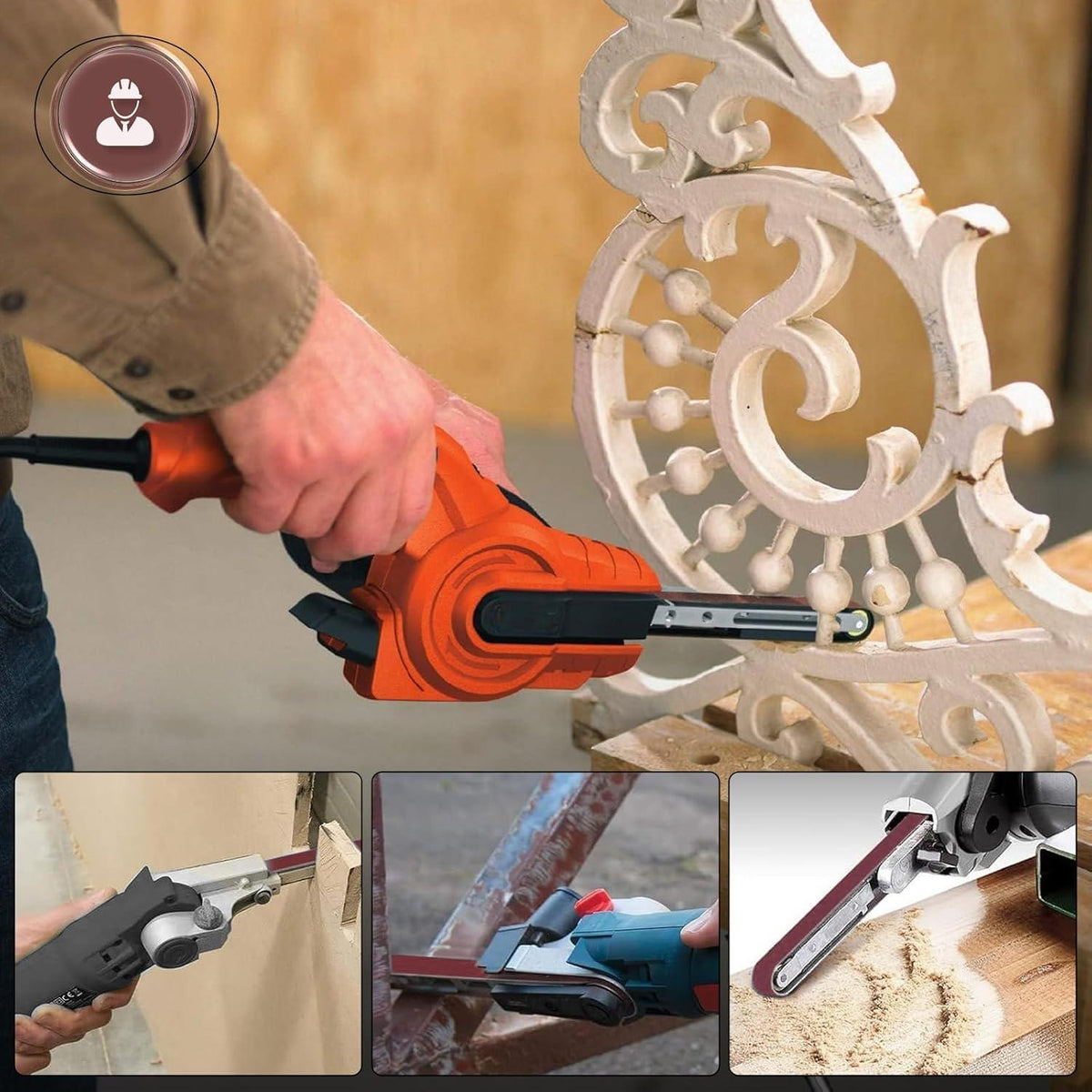 Schleifbänder 9x533 mm Körnung 60 (30 Stück) für Bandschleifer