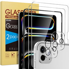 Panzer Schutz Glas iPad Pro 13 Zoll M4 2024 HD Klar 9H Härte