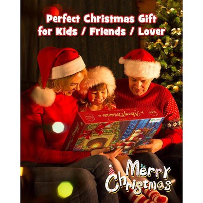 Adventskalender Weihnachtsszene Puzzles 1008 Teile für