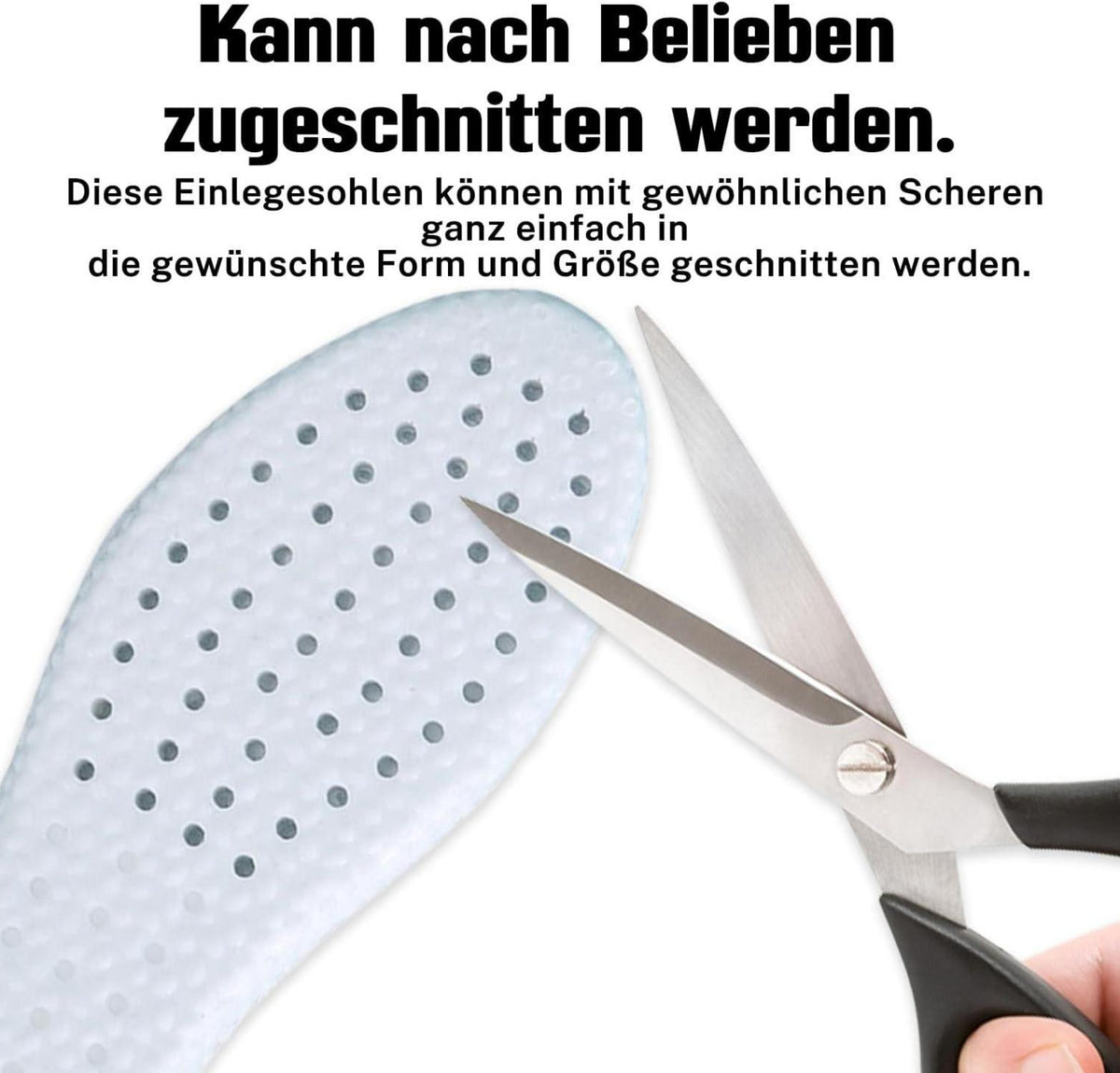 2 Paar Komfort Sport Einlegesohlen für Schuhe - Dämpfung