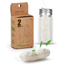 Nachhaltige Zahnseide 2x30m Natur Dental Floss im