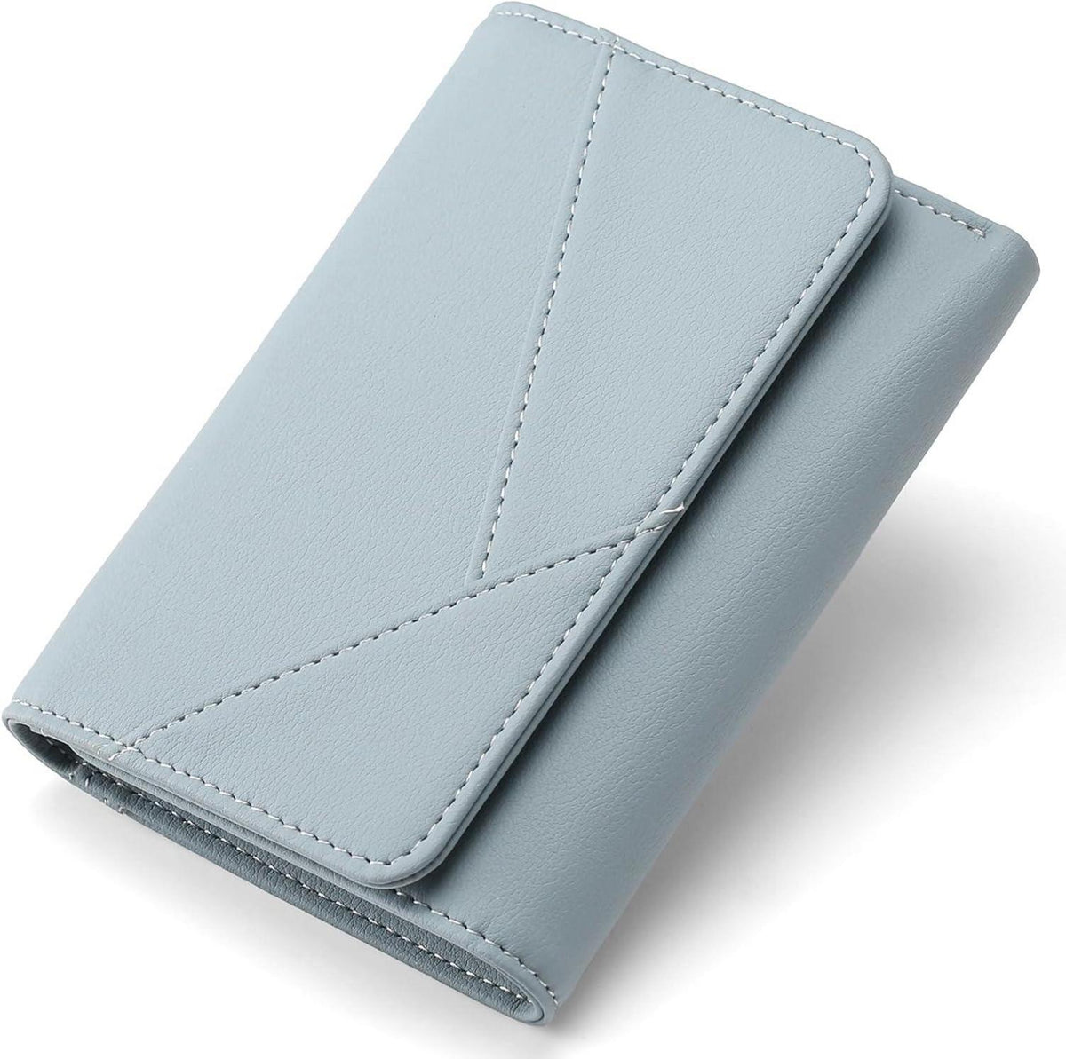 Geldbeutel Damen Leder RFID Geldbörse mit 15 Kartenfächer und Zipper
