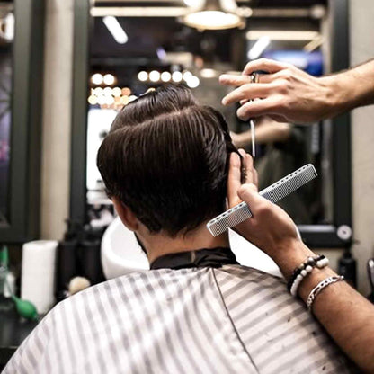 Aluminium Metall Haarkamm Set 4 Stück Friseur Präzisionskamm