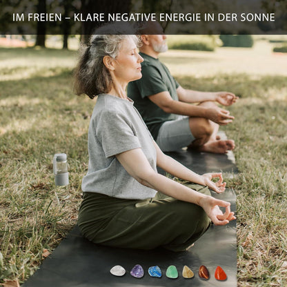Edelsteine Schmucksteine Set 9 Chakra Natürliche Kristalle