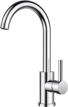 FORIOUS 360° Drehbarer Wasserhahn Edelstahl Küchenarmatur
