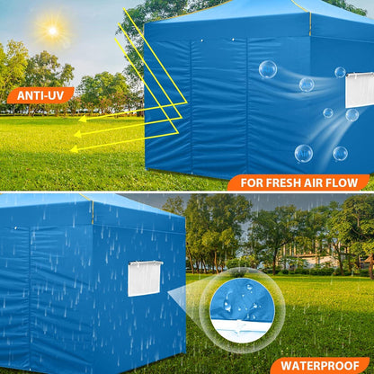 COBIZI Faltpavillon 3x3m Wasserdicht Stabil Winterfest