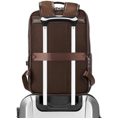 Leder Rucksack 15,6" Laptopfach – Tagesrucksack für Damen & Herren