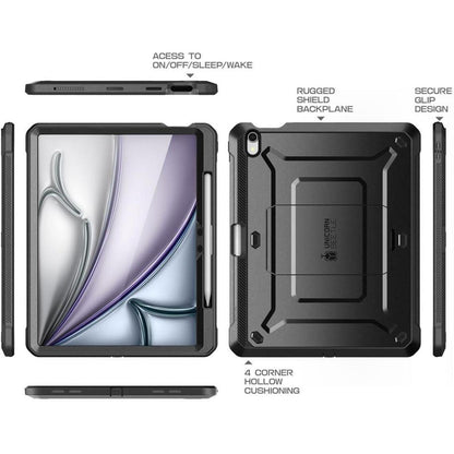 iPad Air 13 Zoll Hülle mit Ständer, Stifthalter & Displayschutz