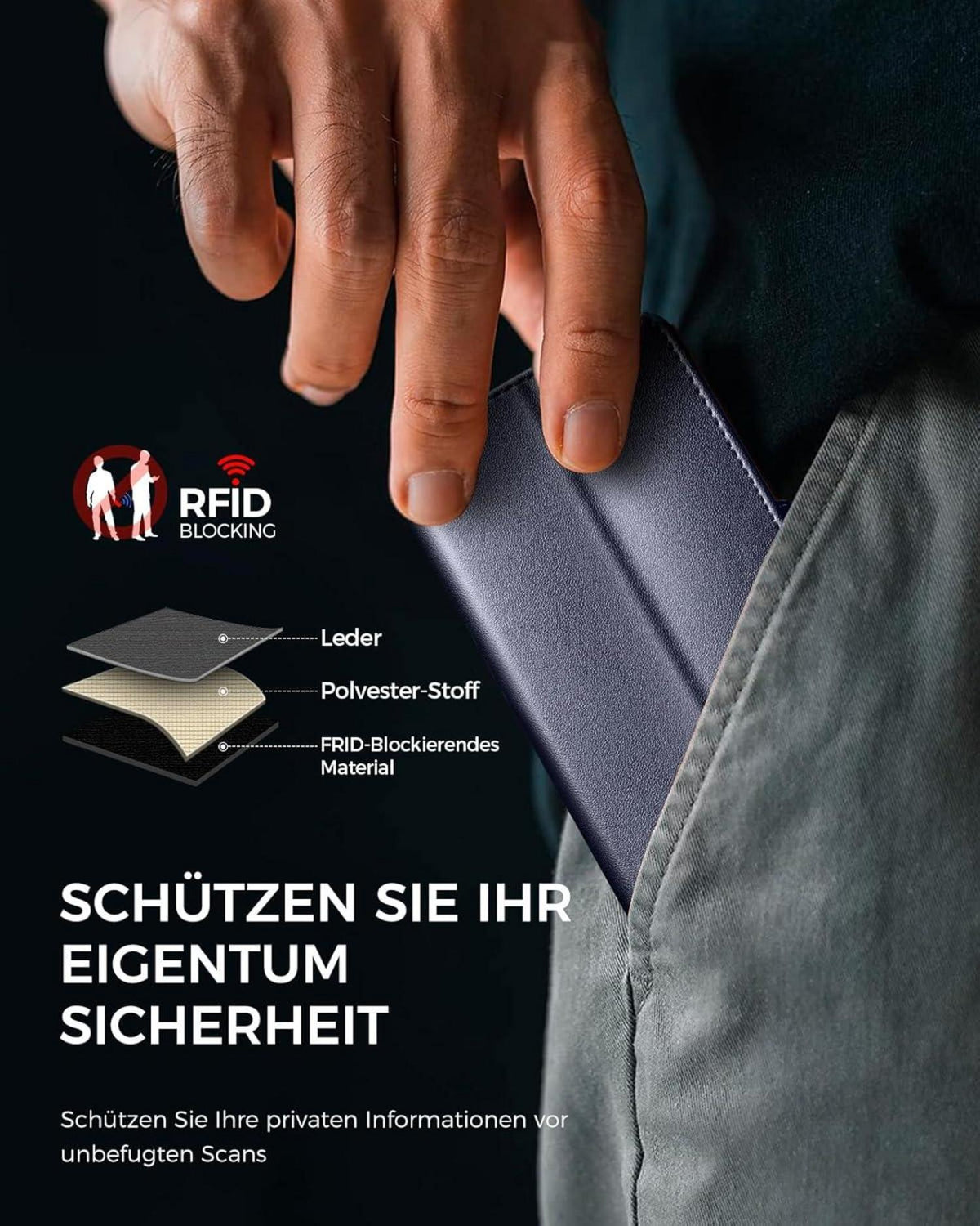 Samsung Galaxy S24 Hülle Wallet Premium Leder Blau 5G Flip Case