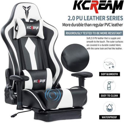 Gaming Stuhl 150kg Belastbarkeit, Ergonomischer Sessel mit