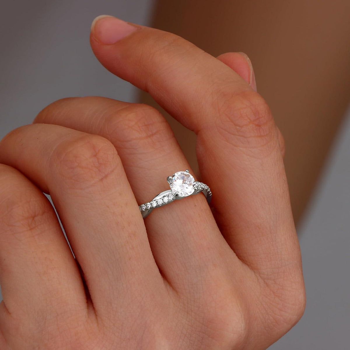 Verstellbarer Sterling Silber Ring für Damen – Gold & Silber