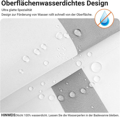 Duschvorhang Block Antischimmel 200x160cm Wasserabweisend