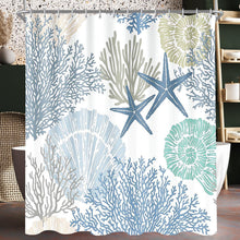 Duschvorhang Unterwasseralgen Antischimmel 240x180cm Textil