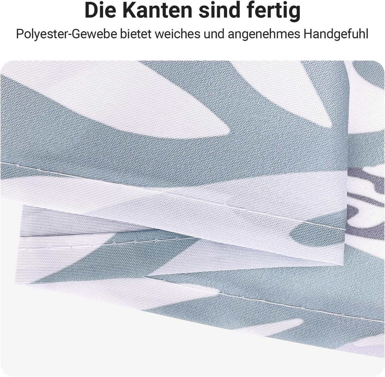 Duschvorhang 100x200cm U-Boot Seepferdchen Antischimmel Textil wasserabweisend
